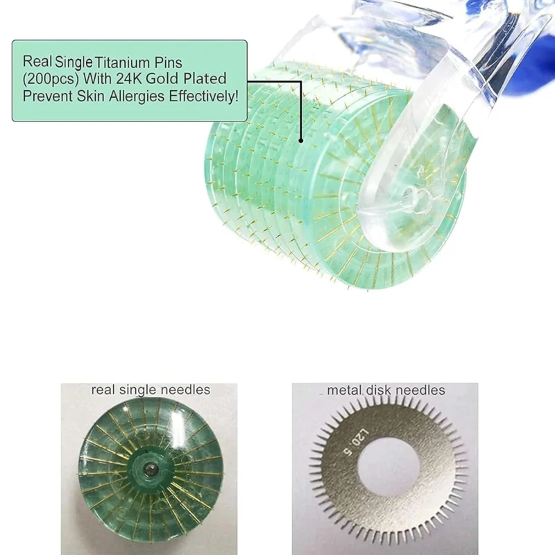 Fake vs real derma roller